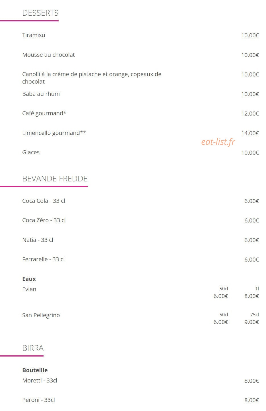 Gioia — carte page 2