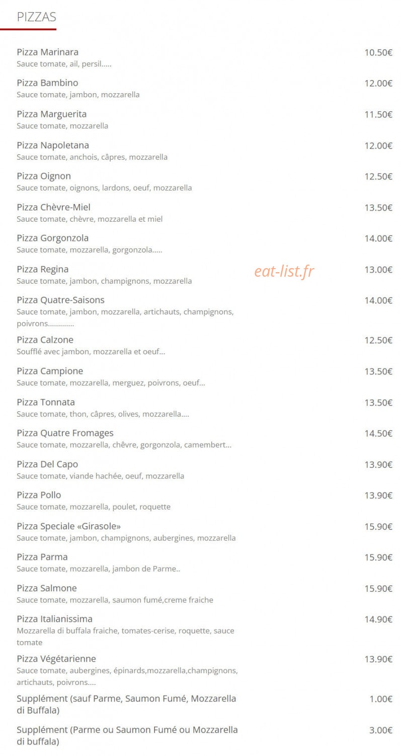 Girasole — carte page 3