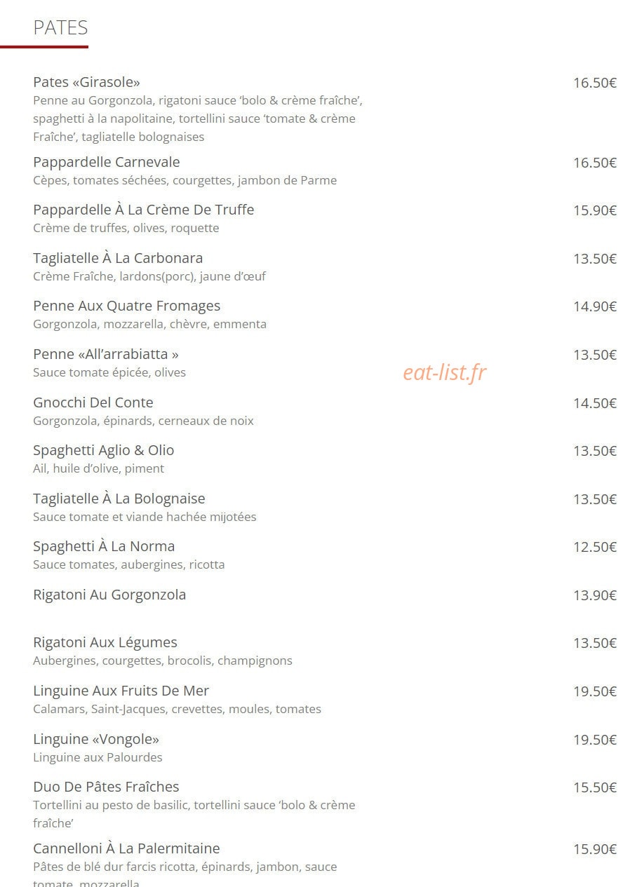 Girasole — carte page 2