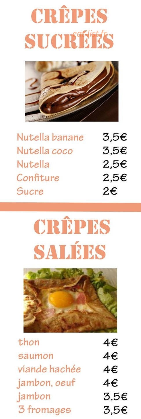 Golden Food — carte page 2