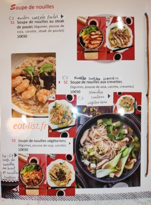 Goût de la Maison — carte page 4