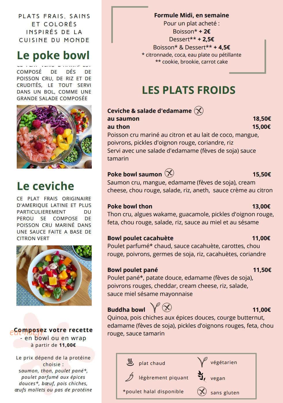 Green Deli — carte page 3