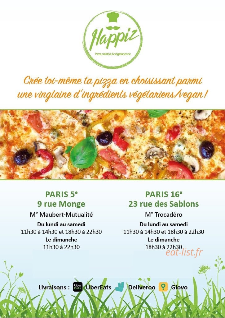 Happiz — carte page 1