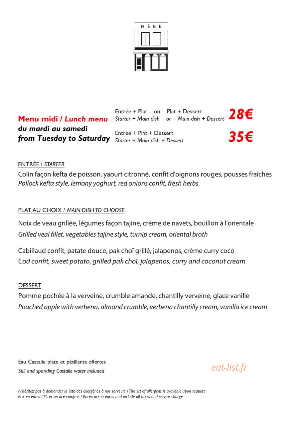 Hébé — carte page 1