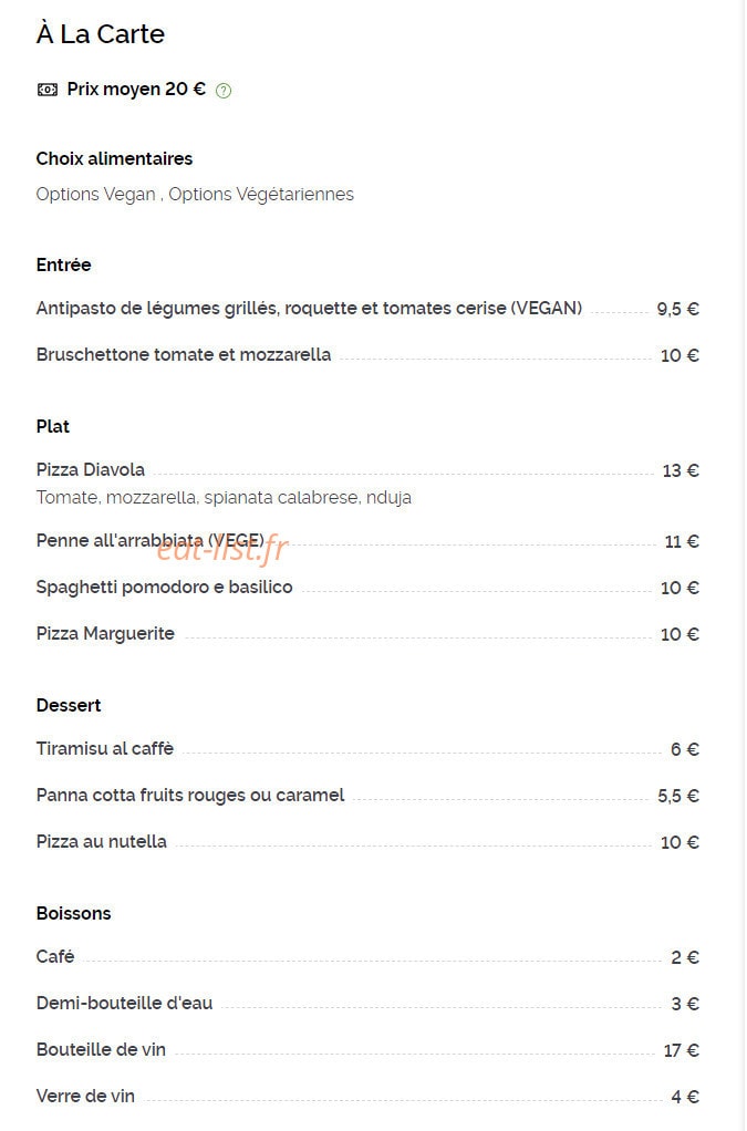 Il Golosone — carte page 1