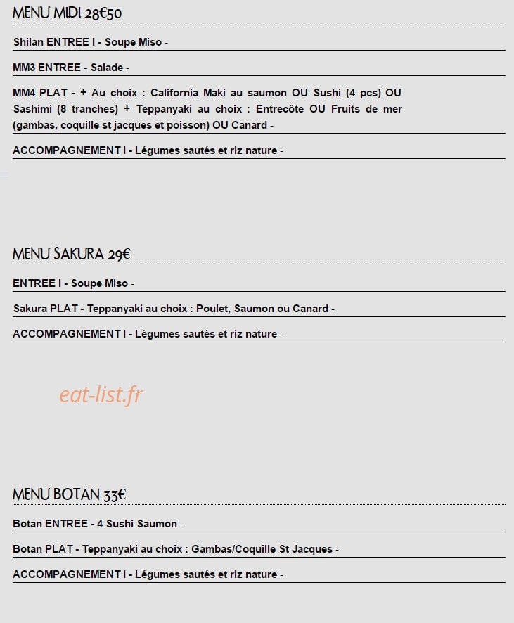 Inagiku — carte page 2