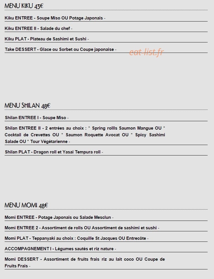 Inagiku — carte page 4