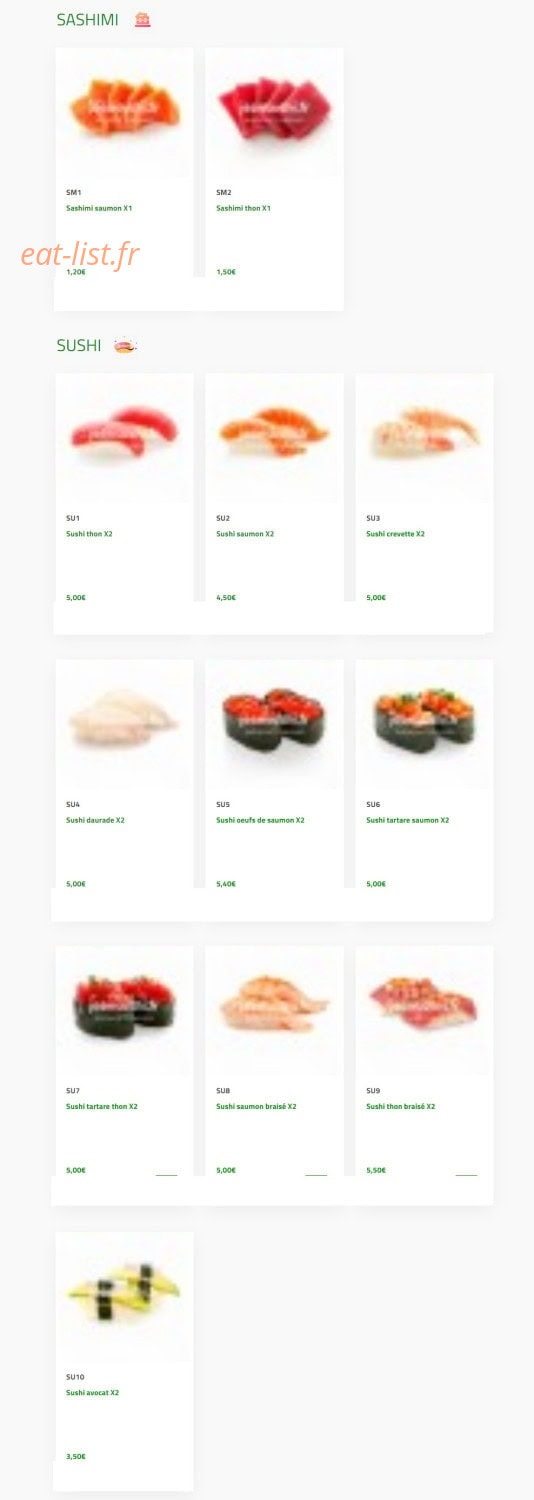 Jean Sushi — carte page 24