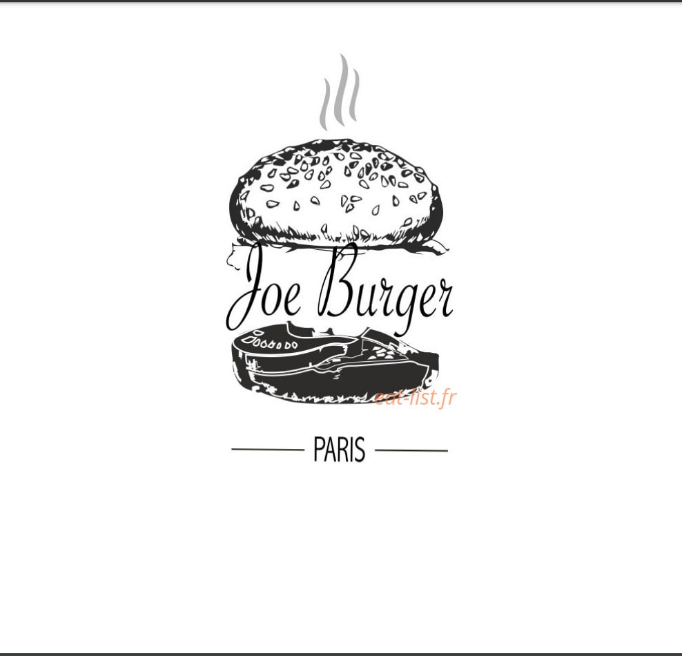 Joe Burger — carte page 1