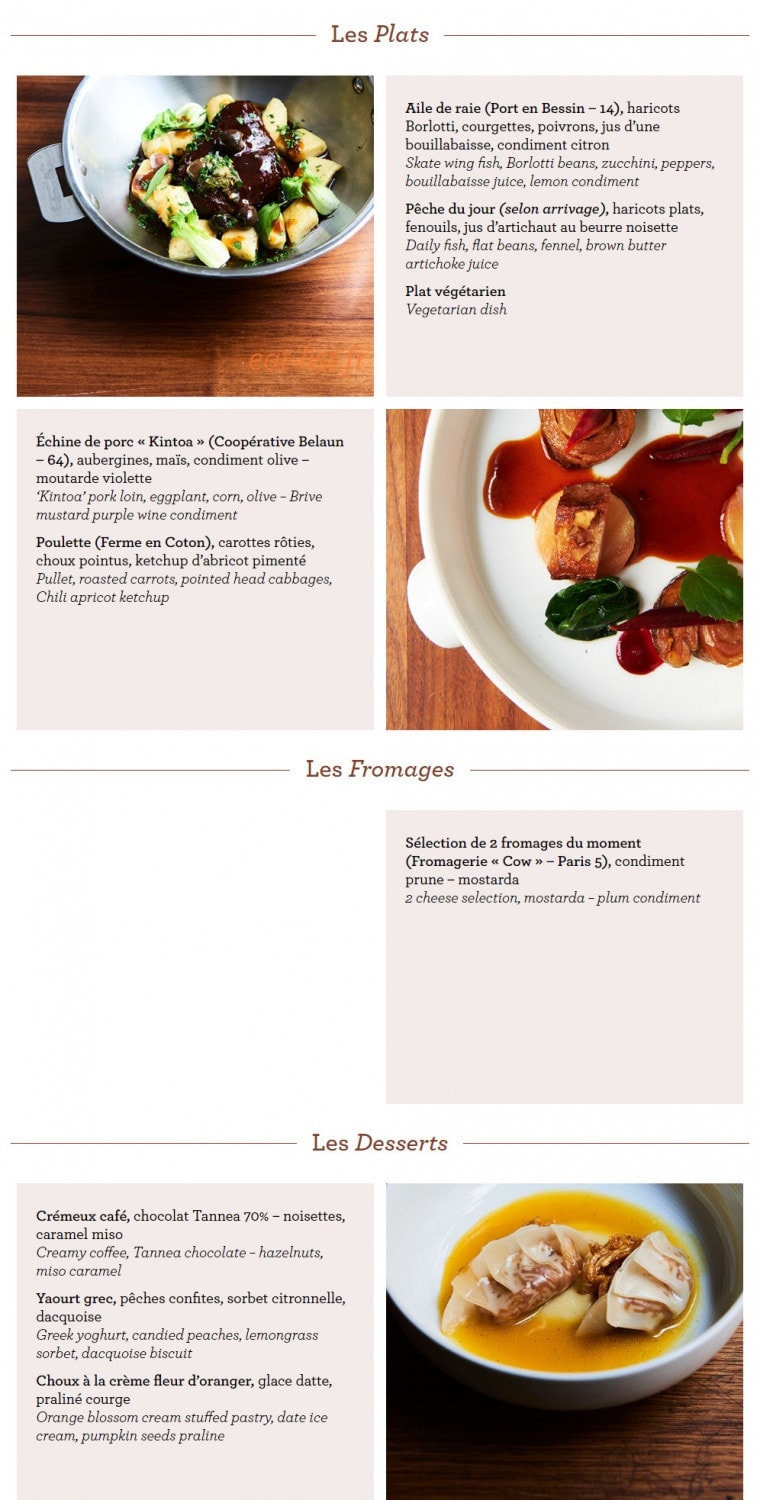 Kitchen Terre — carte page 2