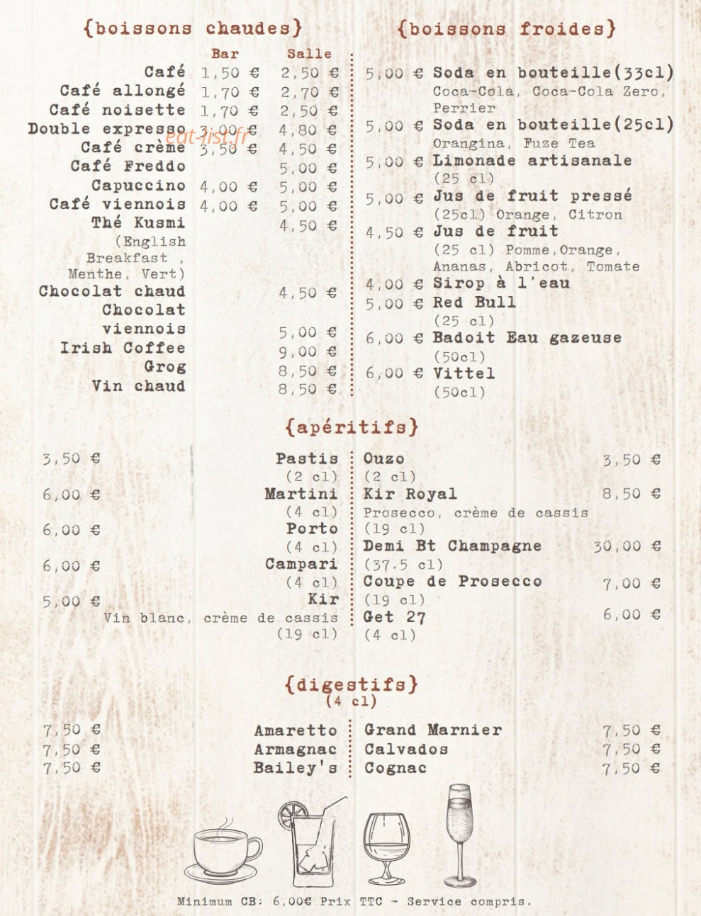 L'Écurie — carte page 5