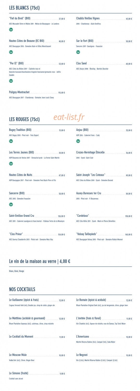 L'invitée — carte page 2