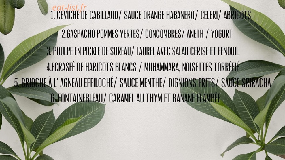 La Bête Noire — carte page 1