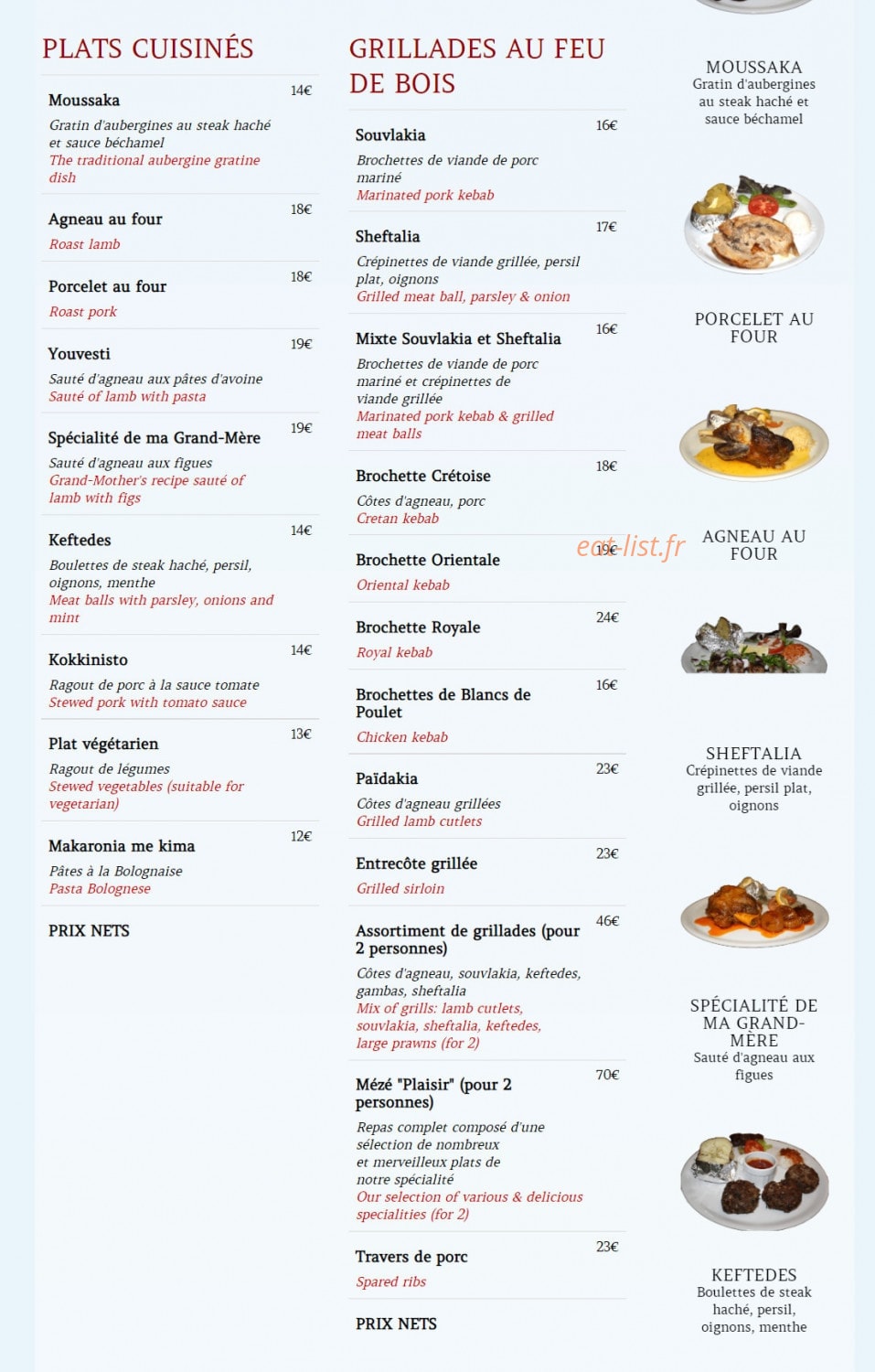 La Crête — carte page 2