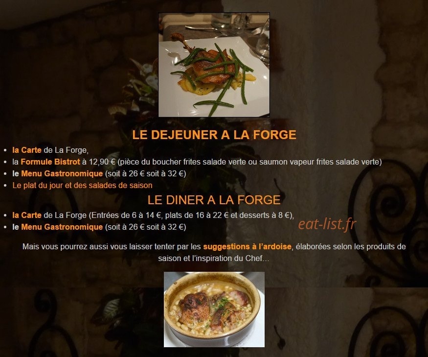 La Forge — carte page 2