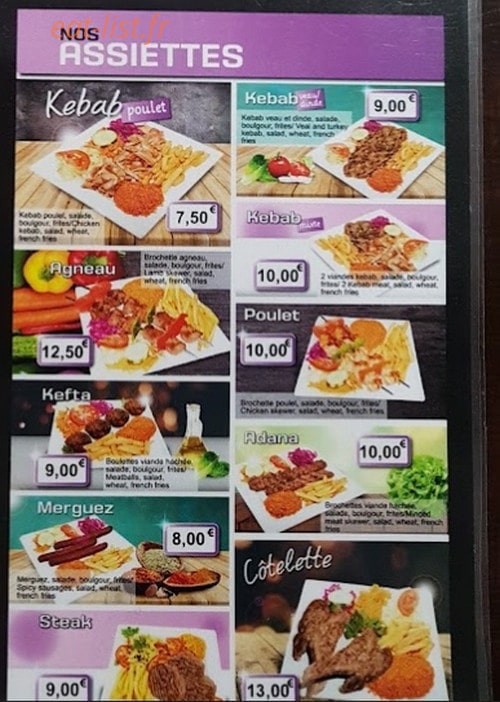 La Maison de Gyros — carte page 2