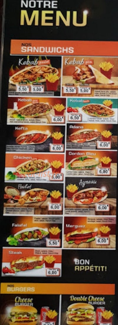 La Maison de Gyros — carte page 3