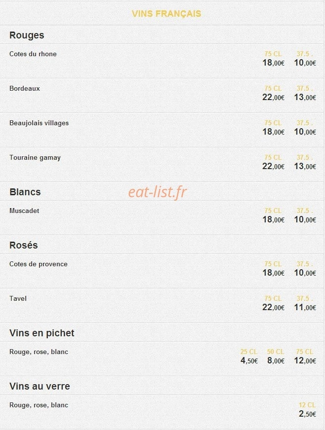 La Solita Taverna — carte page 11