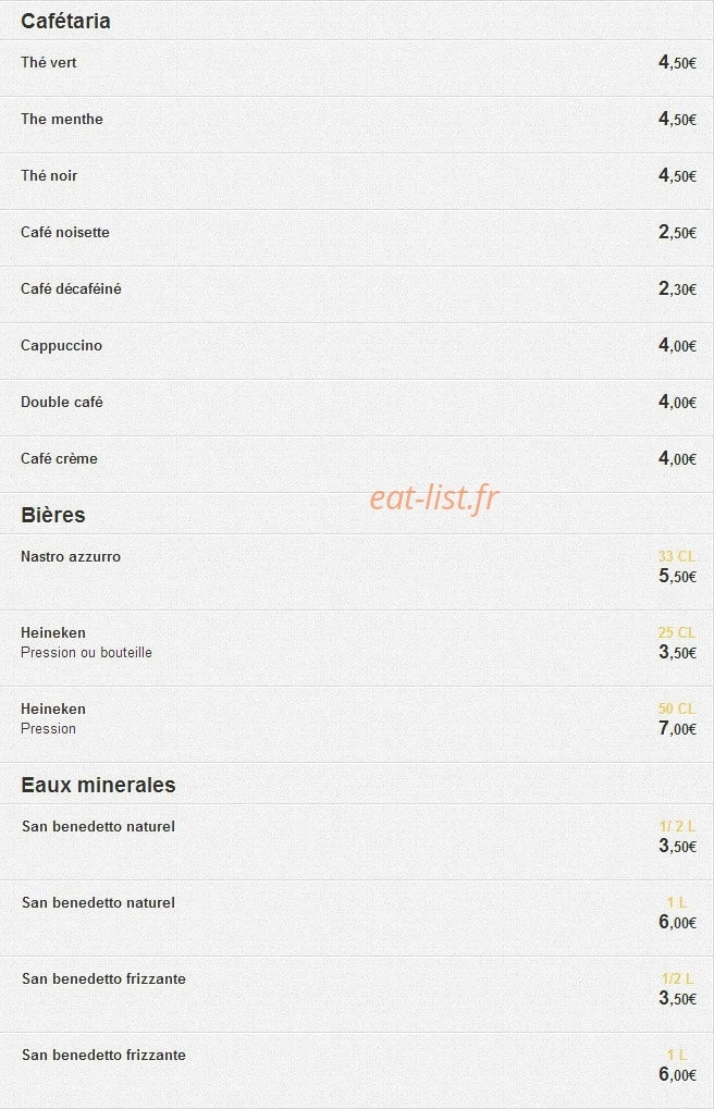 La Solita Taverna — carte page 12