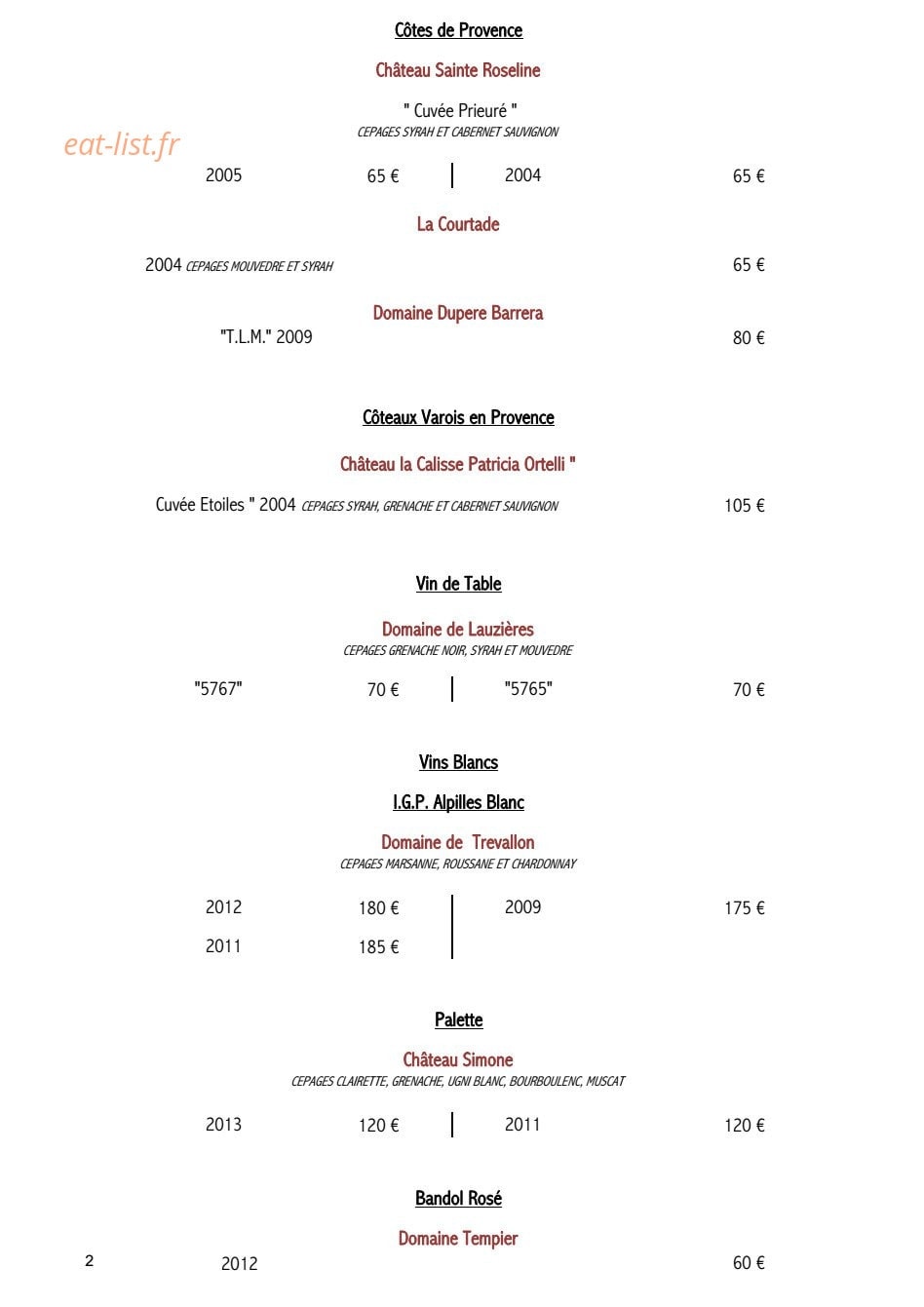La Truffière — carte page 21