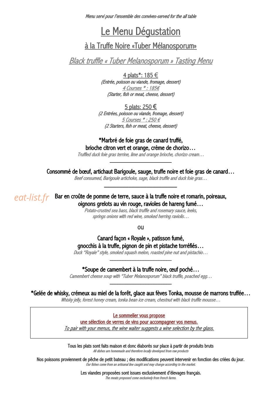 La Truffière — carte page 4