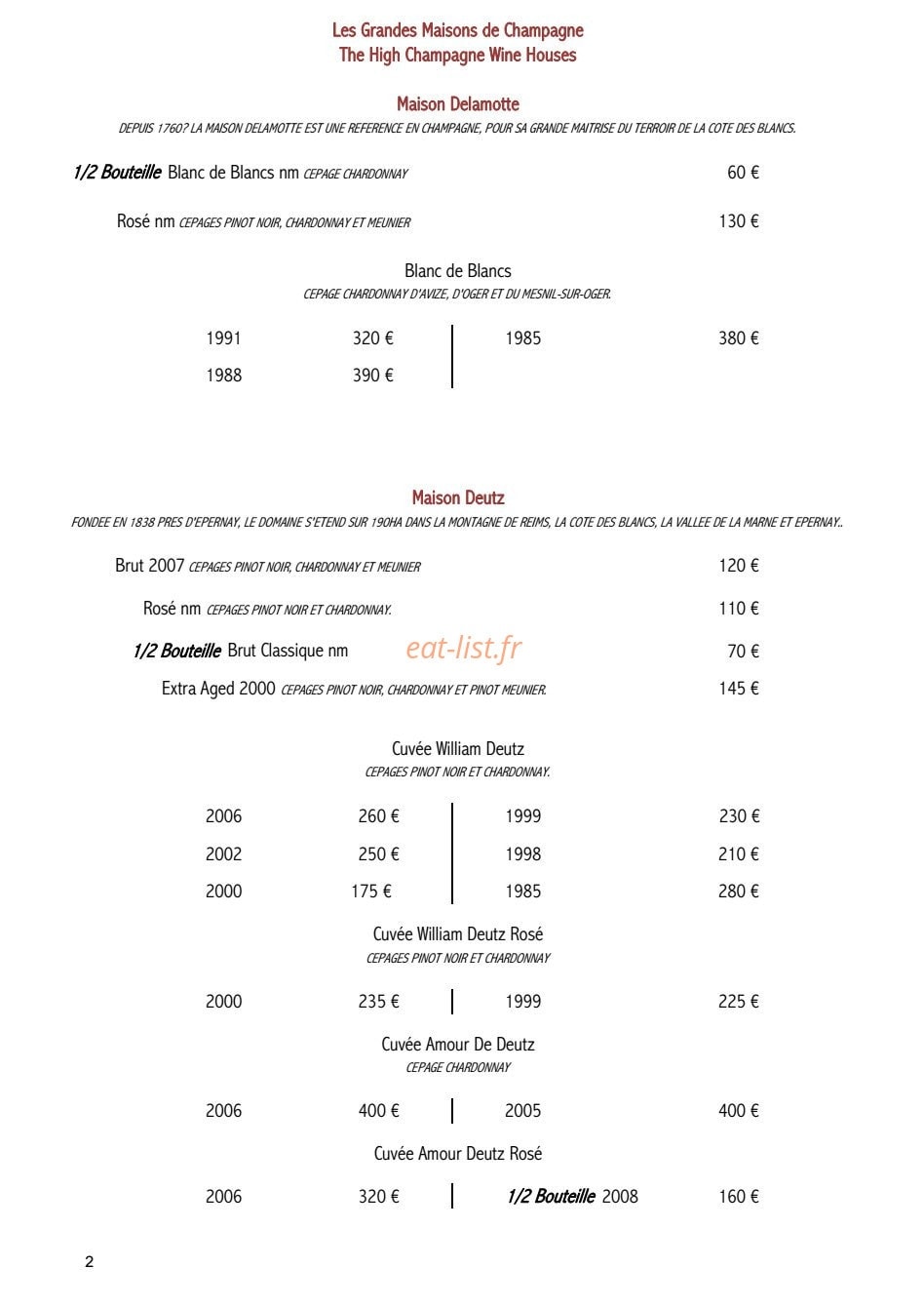 La Truffière — carte page 8