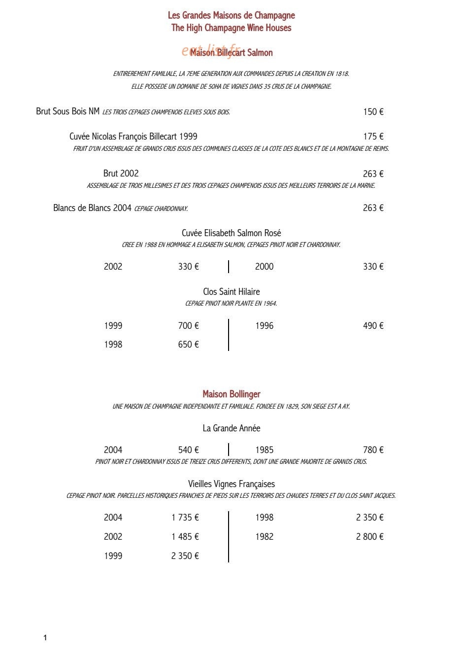 La Truffière — carte page 7