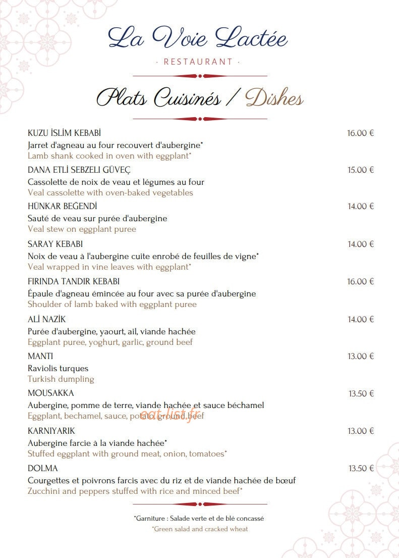 La Voie Lactee — carte page 3