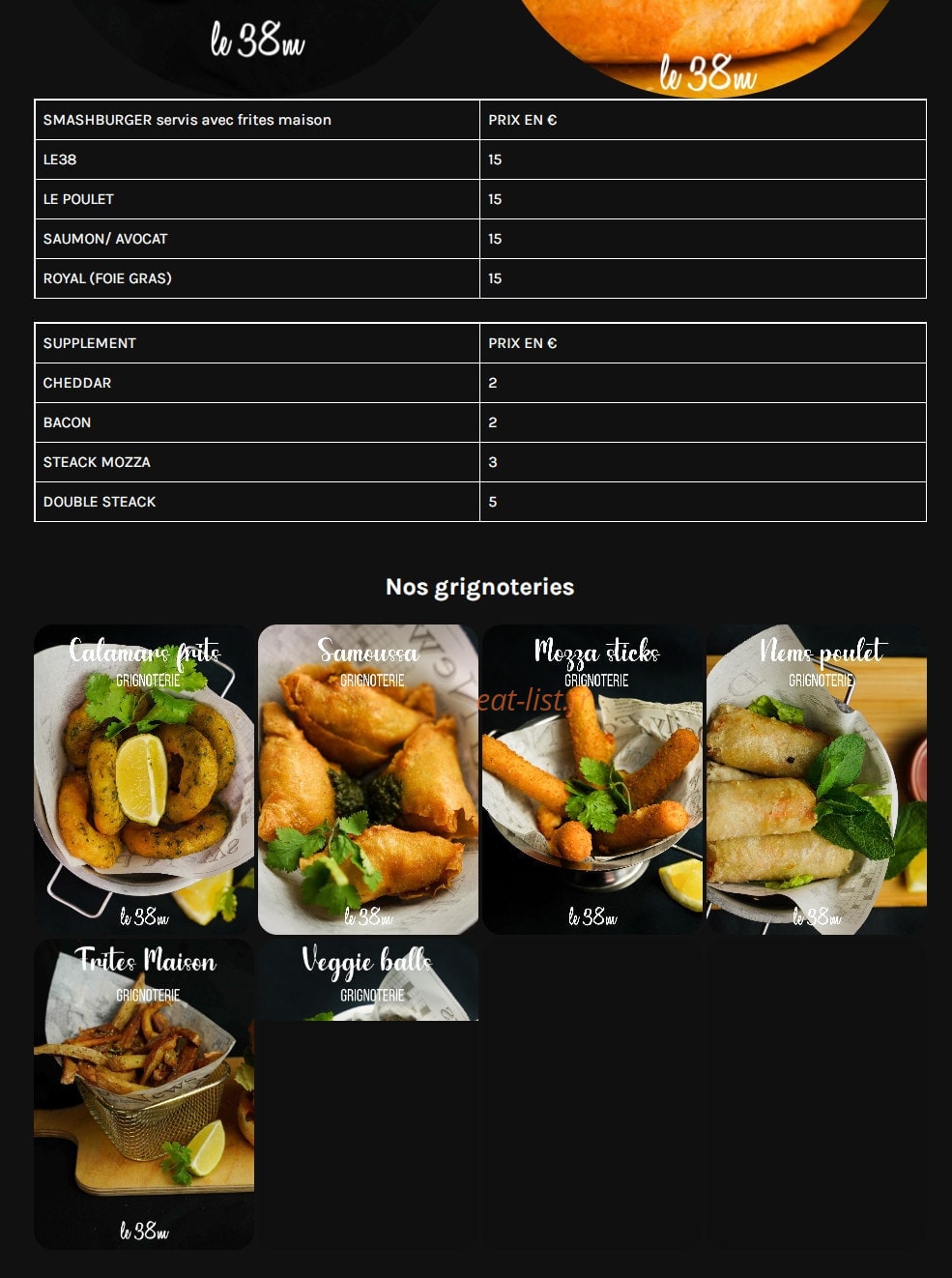 Le 38 m — carte page 2