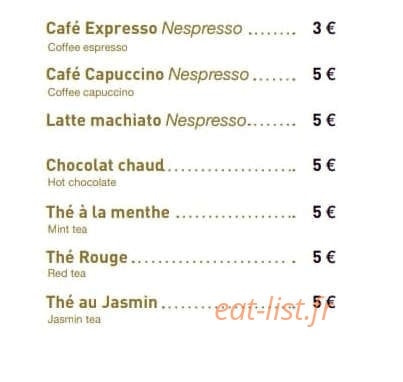 Le café — carte page 6
