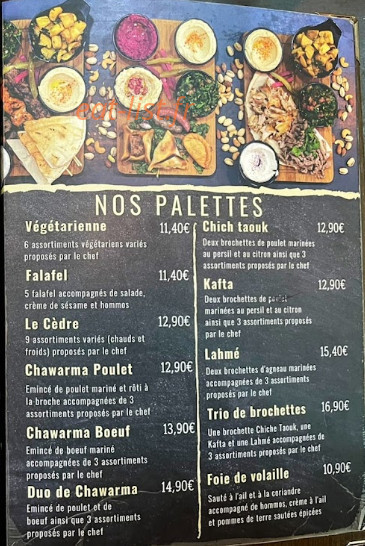 Le Cèdre — carte page 5