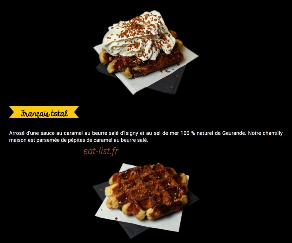Le Comptoir Belge — carte page 3