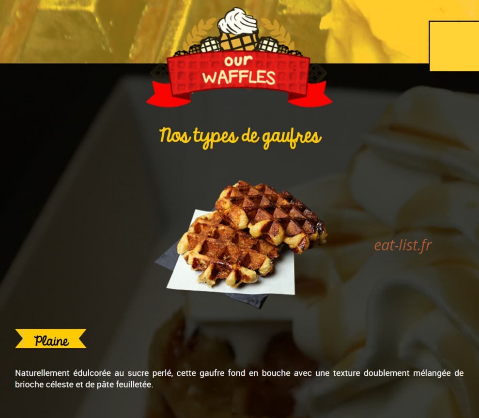 Le Comptoir Belge — carte page 1