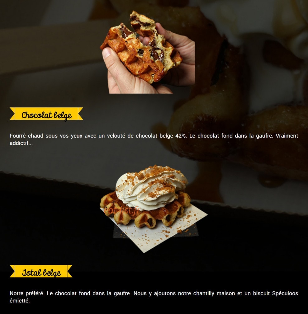 Le Comptoir Belge — carte page 2
