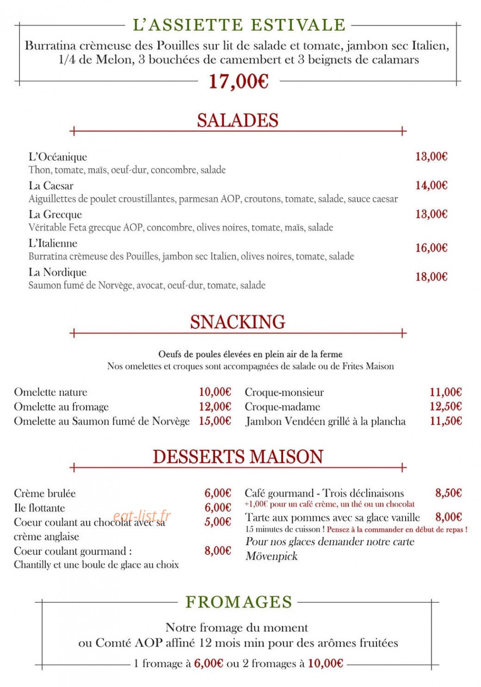 Le Duo D & S — carte page 2