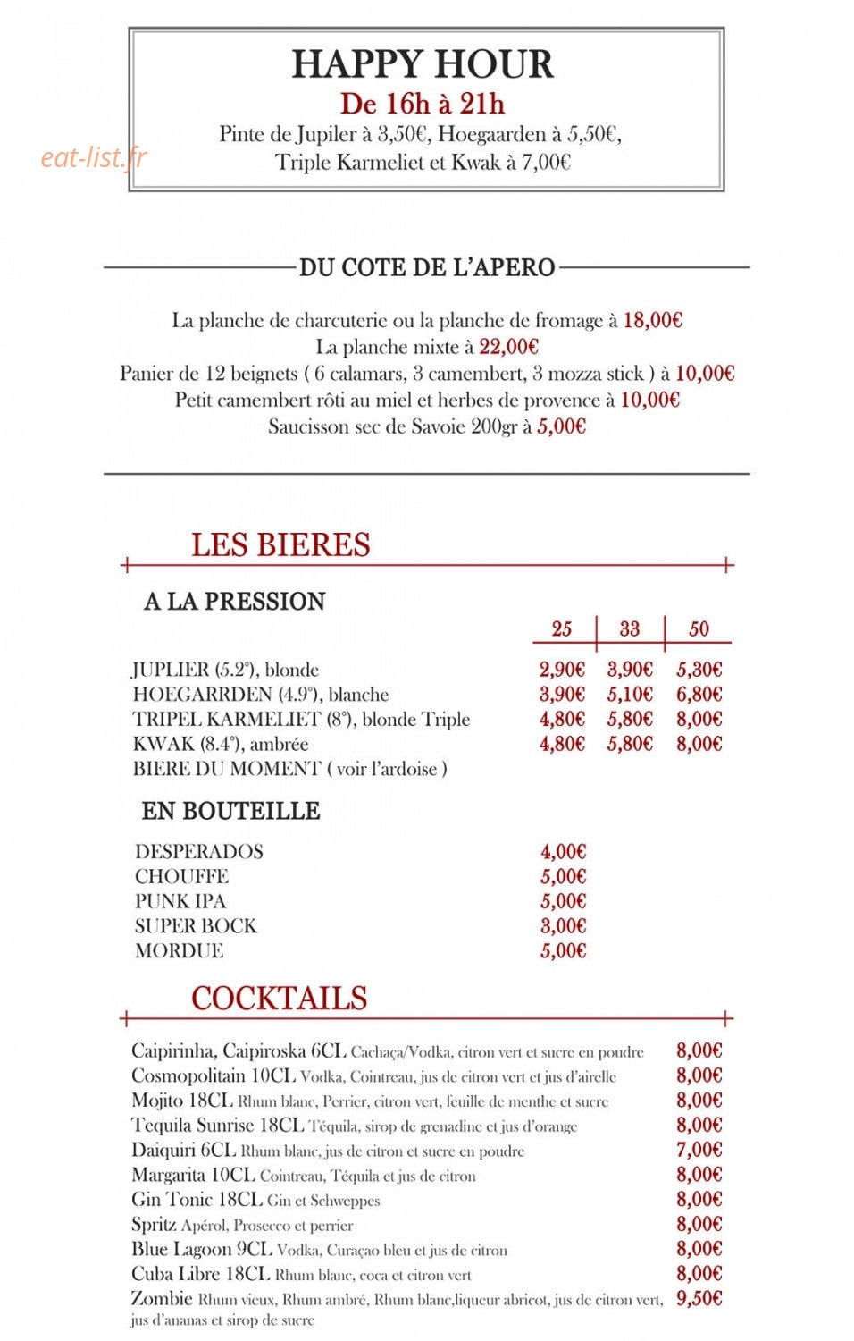 Le Duo D & S — carte page 4