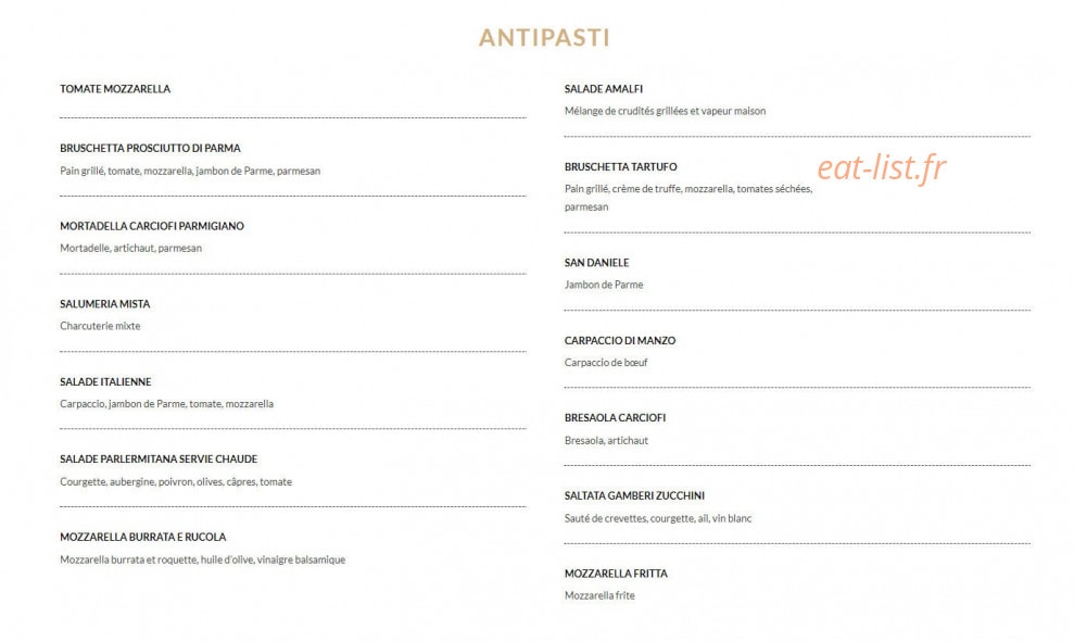 Le Grand Amalfi — carte page 3