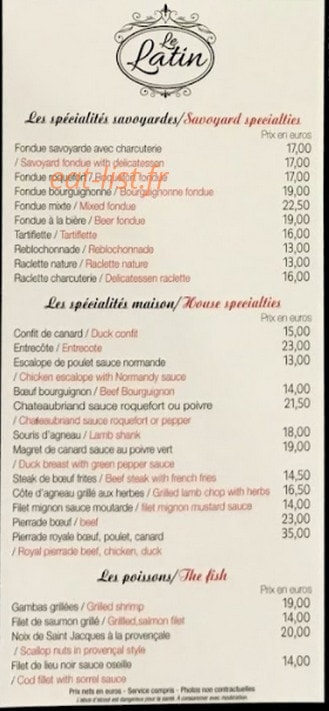 Le Latin — carte page 3