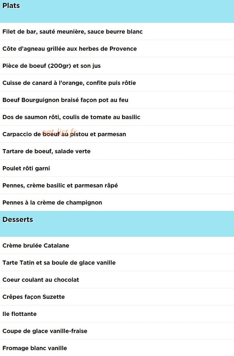 Le montebello — carte page 6