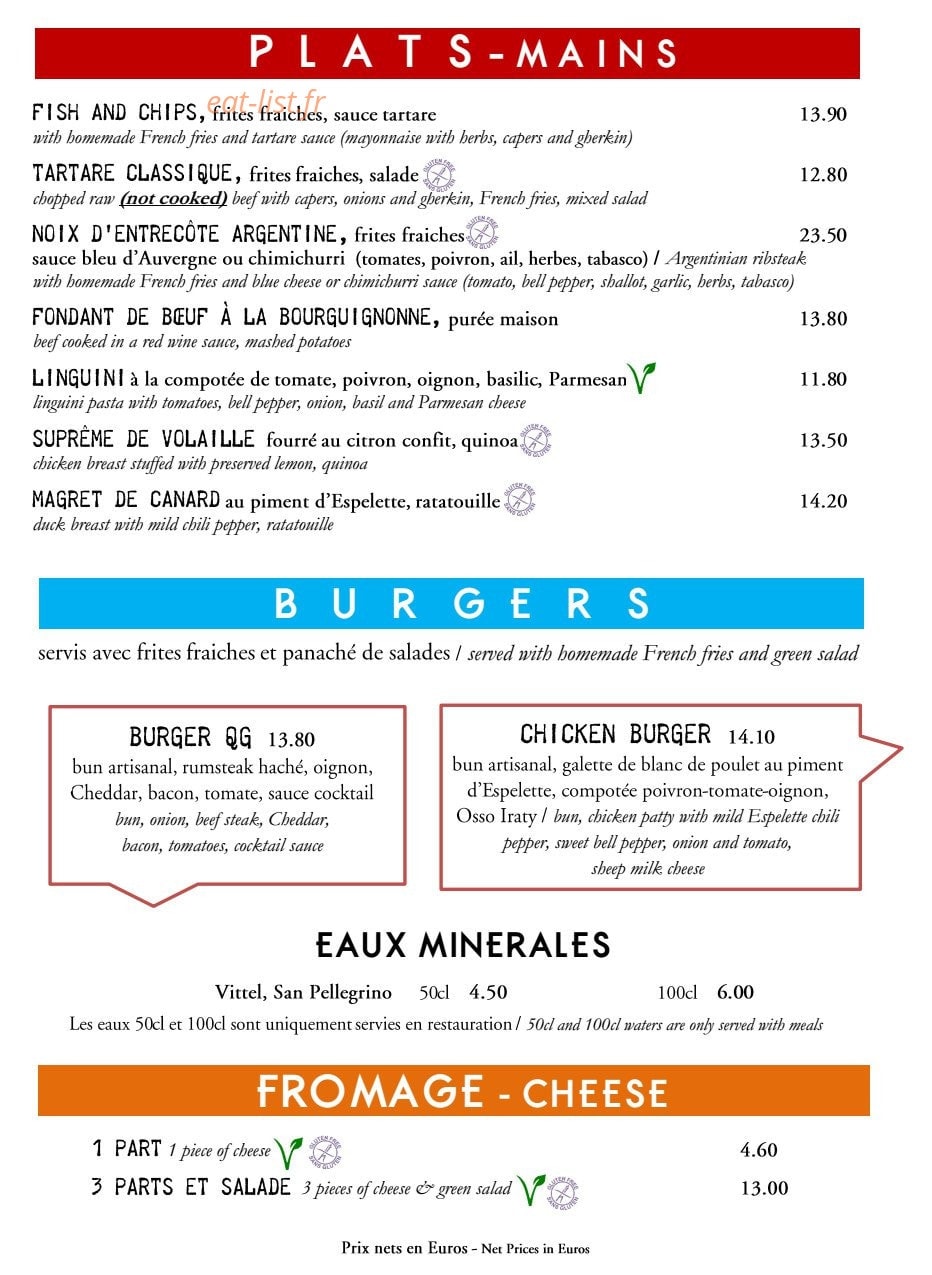 Le Quartier Général — carte page 7