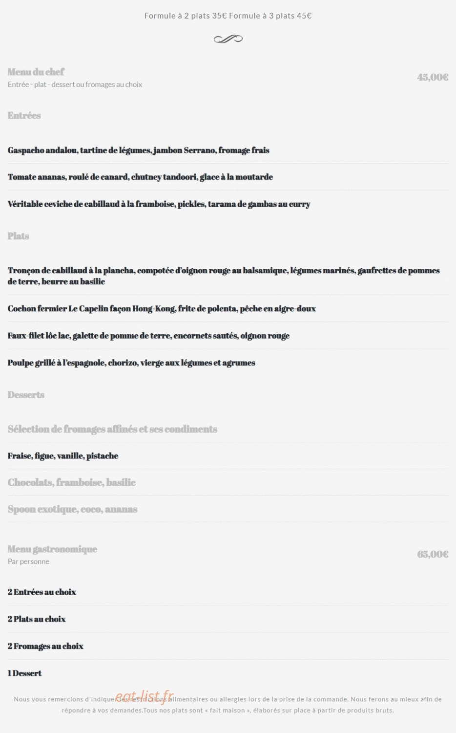Le reminet — carte page 1
