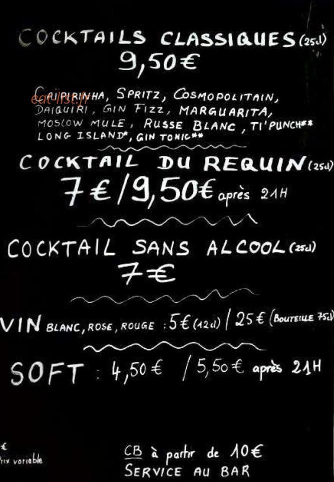 Le Requin Chagrin — carte page 3