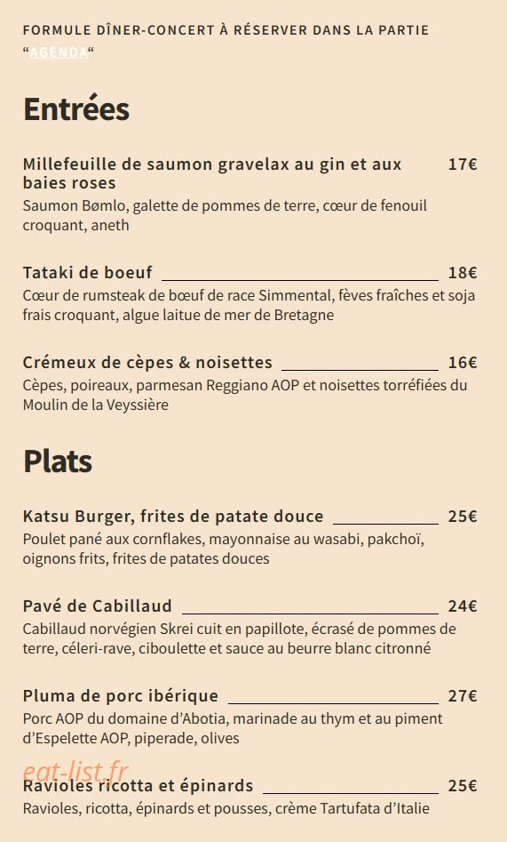Le Son de la Terre — carte page 1