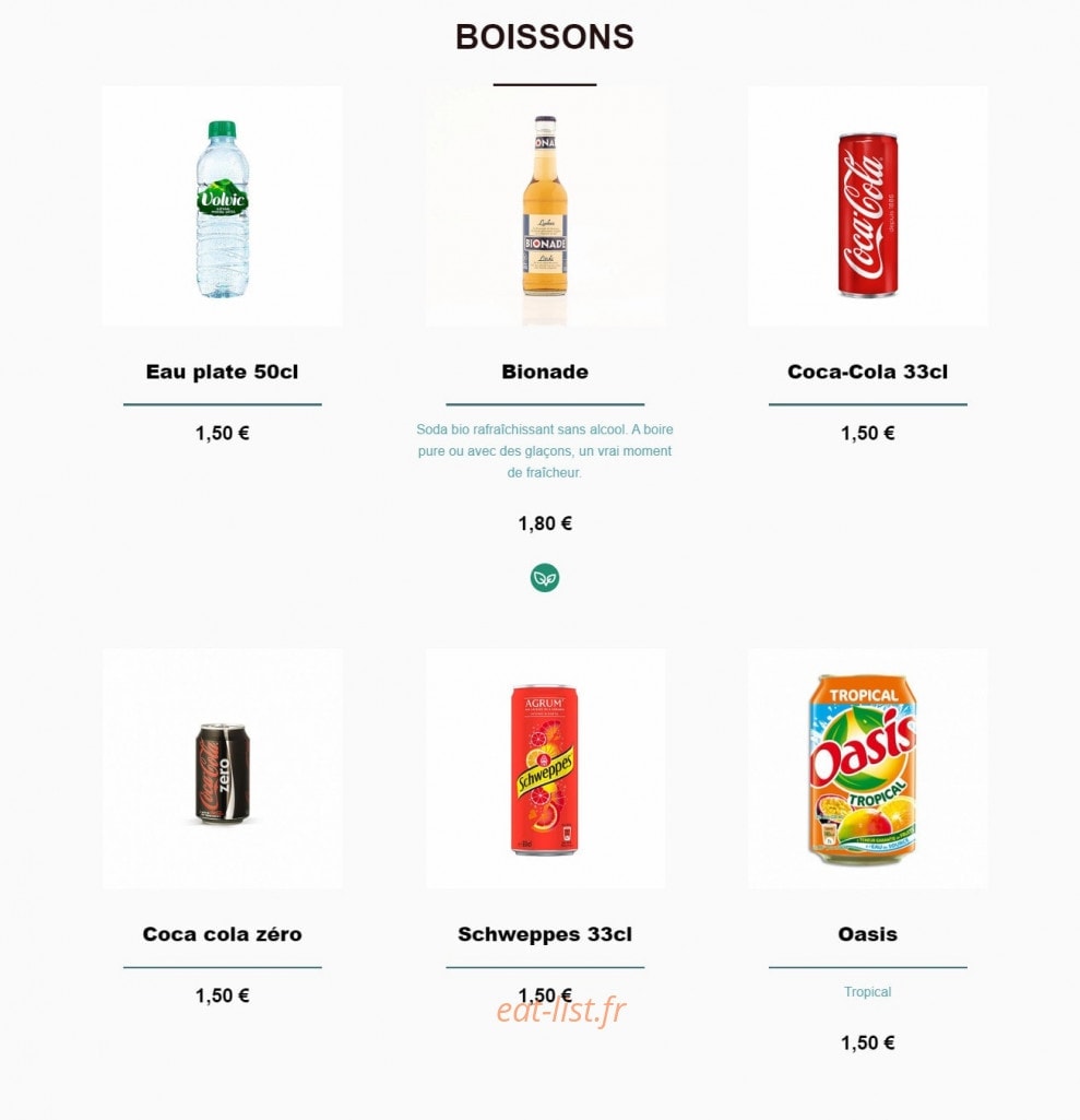 Le Squab — carte page 5