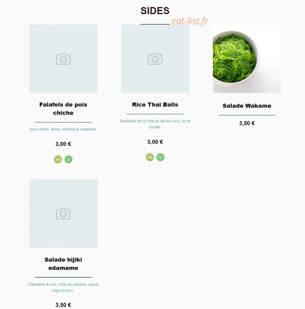 Le Squab — carte page 3