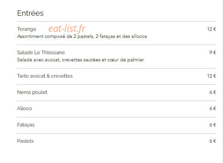 Le Thiossanne — carte page 1