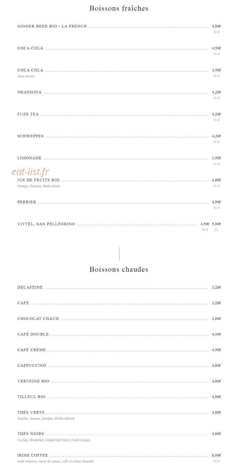 Les Belles Plantes — carte page 6