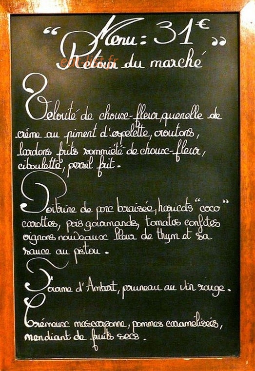 Les Papilles — carte page 3