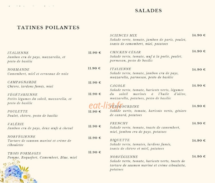 Les Sciences — carte page 5