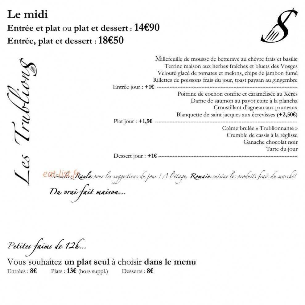 Les trublions — carte page 1